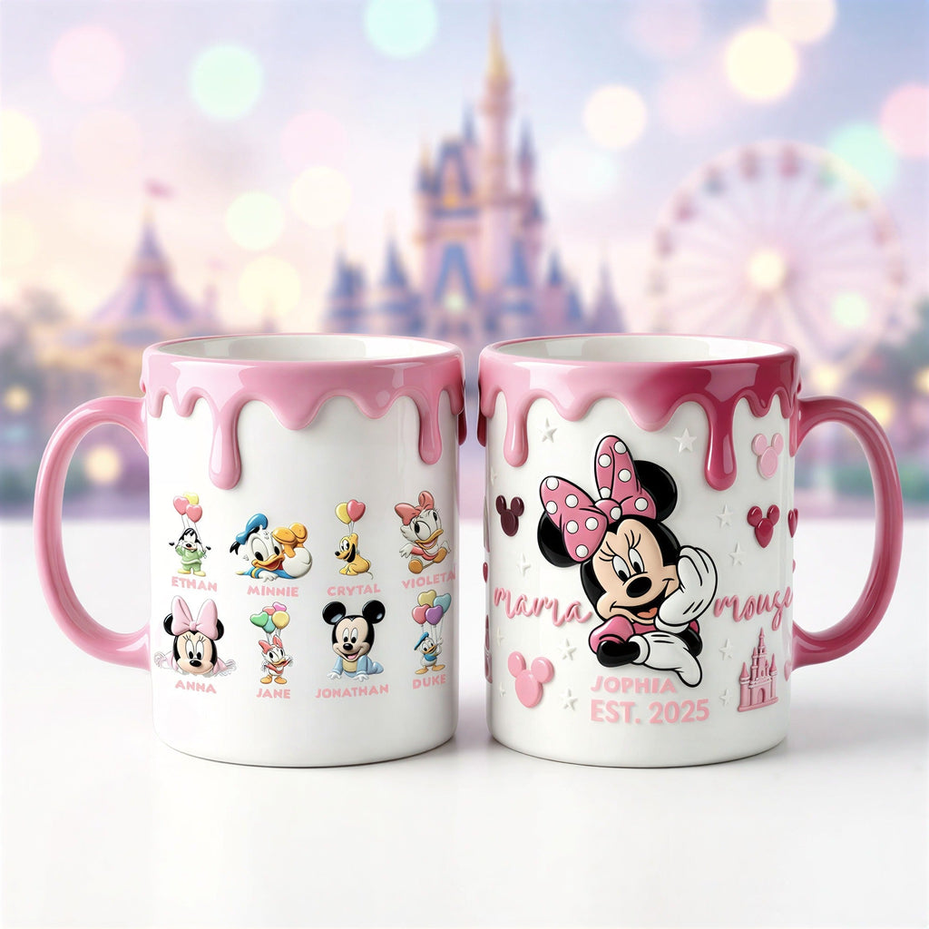 Personalized Magic Mouse Mom Mug Gift for Movie Lovers