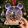 Personalized Acrylic Christmas Ornament Custom Family Name Gift Ornament GradoCreations