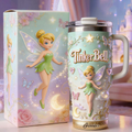 Personalized Tinker Bell Fairy Tumbler Custom Gift for Movie Fans