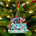 Personalized Acrylic Family Ornament 2025 Custom Name Gift Ornament GradoCreations