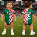 Personalized Baby Soccer Jersey Bodysuit Custom Name Gift for New Parents