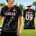 Personalized Canada Soccer Jersey Custom Name Gift for Football Lovers