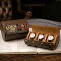 Personalized Leather Watch Case for Dad - Custom Armor of God Gift