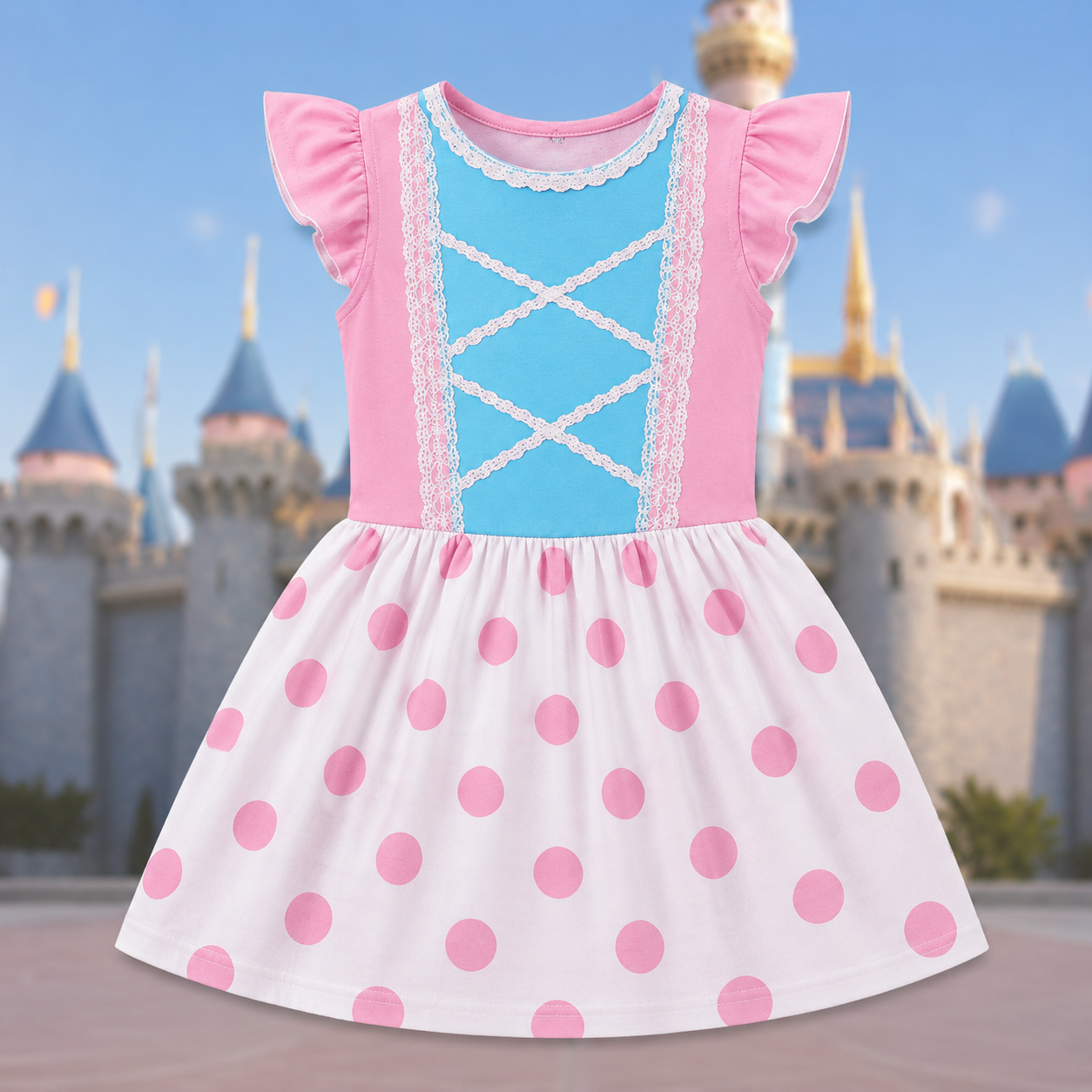 Personalized Kids Shepherd Girl Dress Costume for Halloween Kid Dress GradoCreations