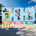 Personalized Disney Beach Towel Summer Vibe Gift for Kids