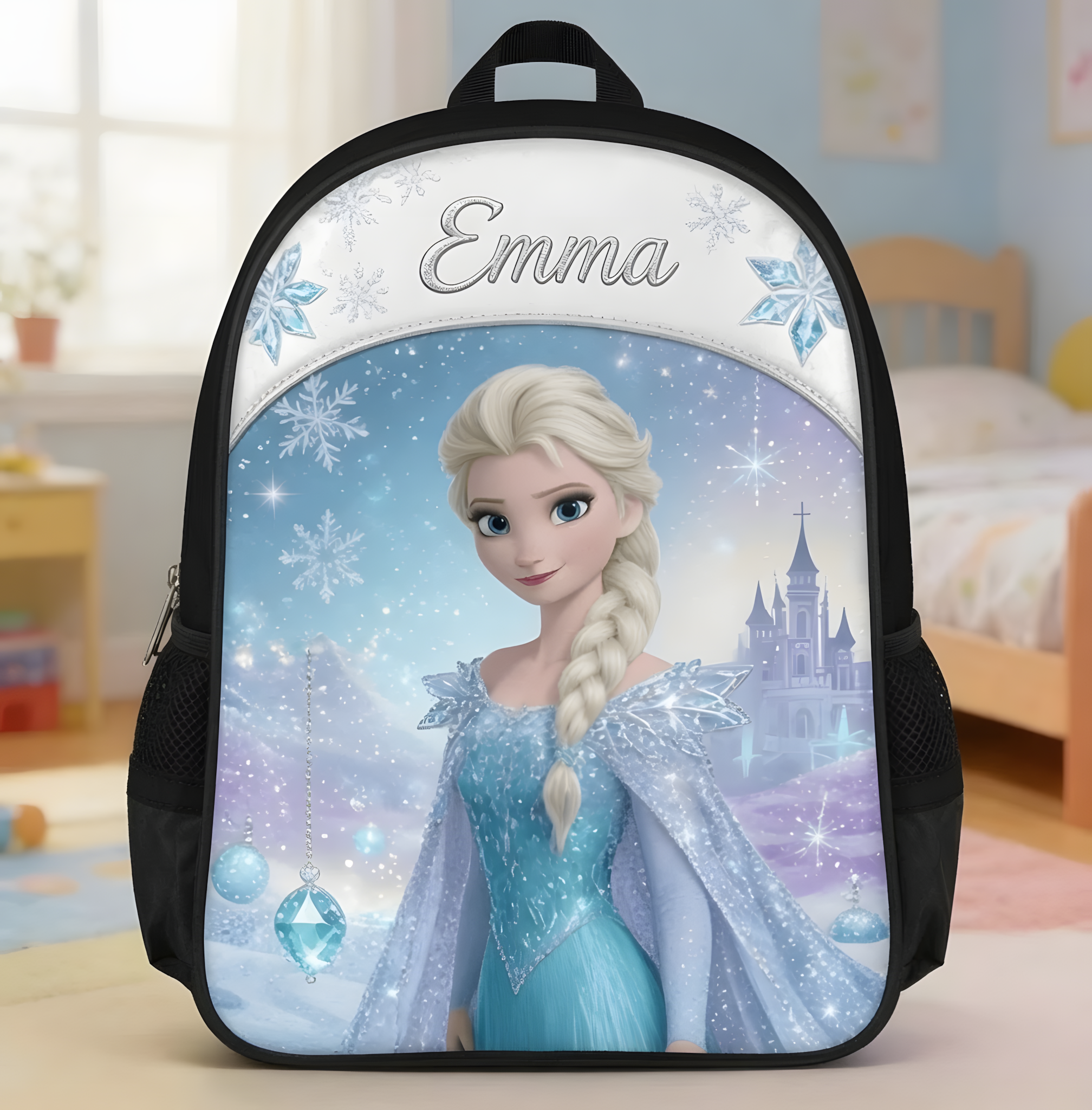 Personalized Princess Backpack Set with Lunch Bag & Water Bottle | Back to School Gift