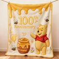 Personalized 100th Anniversary Blanket Gift for Kids - Soft Fleece or Sherpa