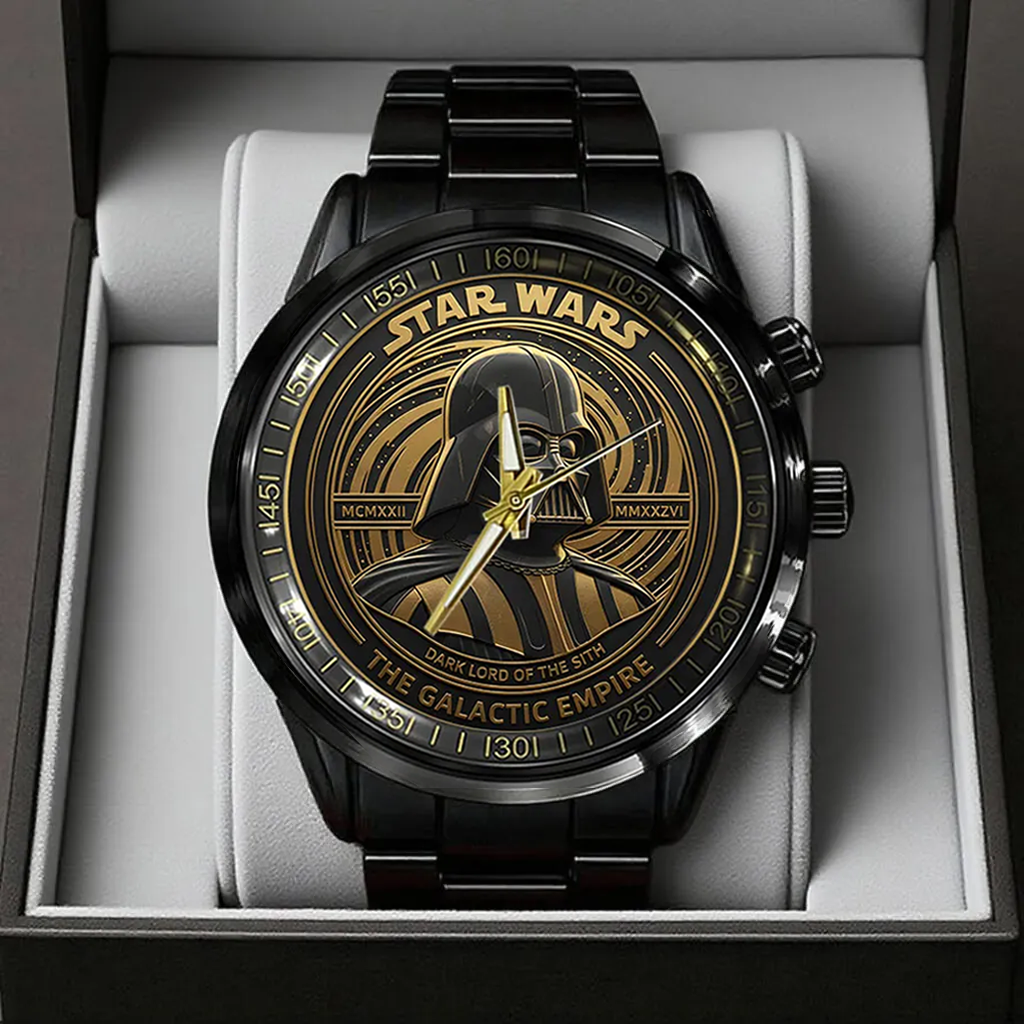 Personalized Star Wars Dark Lord Watch Custom Name Gift for Him