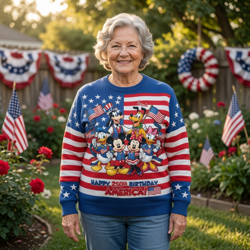 Personalized Mickey Mouse Independence Day Shirt | USA 250th Anniversary Gift