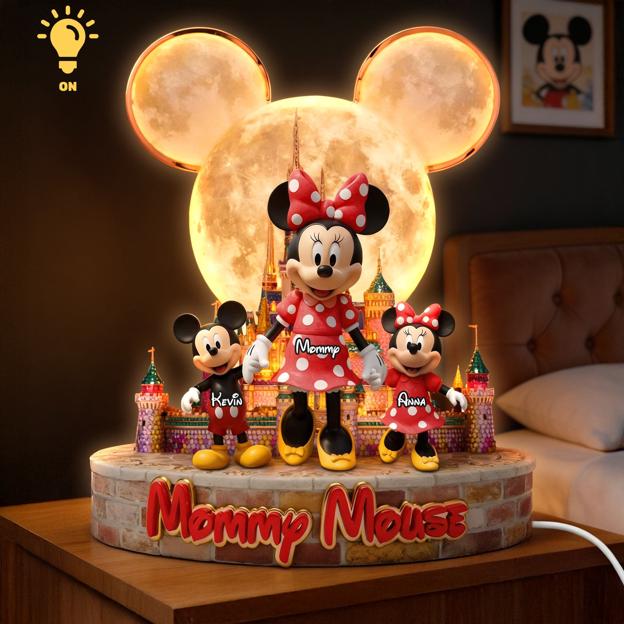 Personalized Acrylic Plaque Mommy Mouse Gift for Mom - Movies
