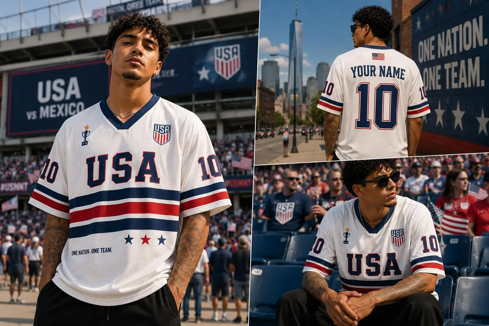 Personalized USA Soccer Jersey Custom Name Gift for Fans