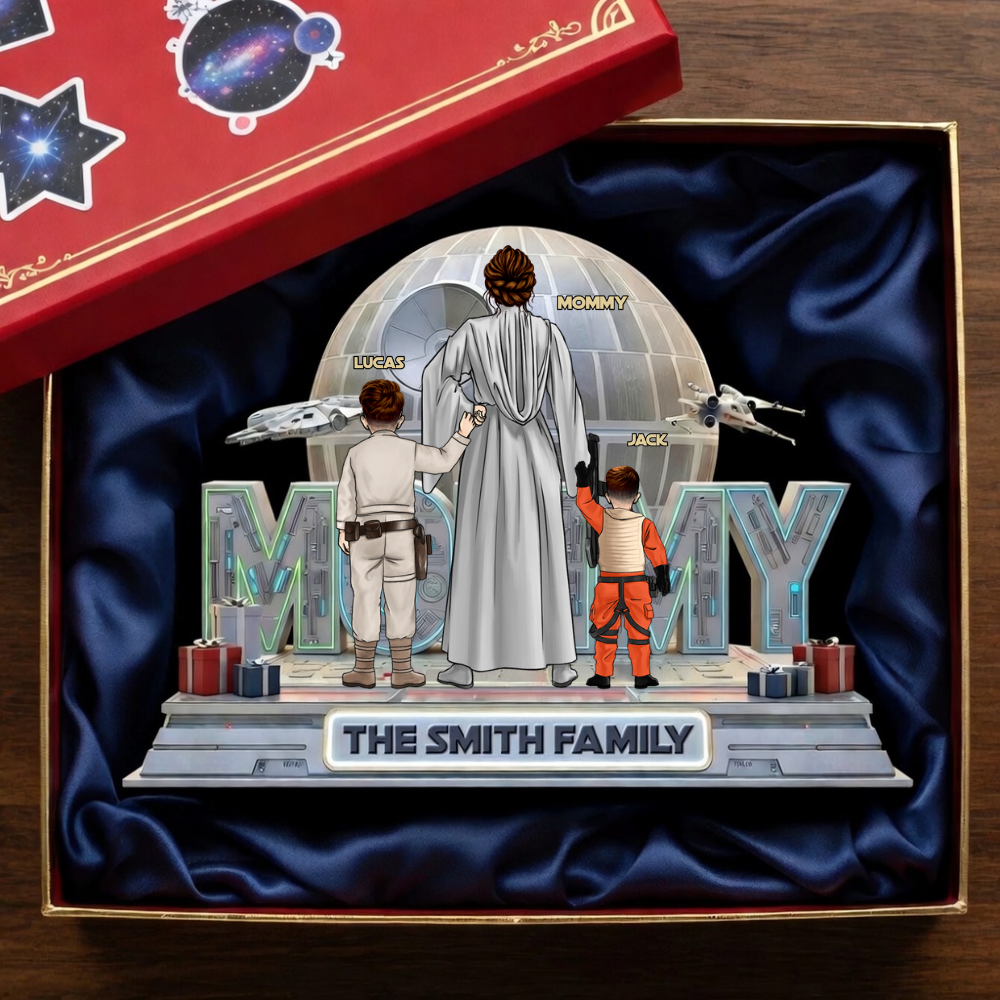 Personalized Acrylic Plaque for Mom with Family Name Gift Acrylic Plaque GradoCreations