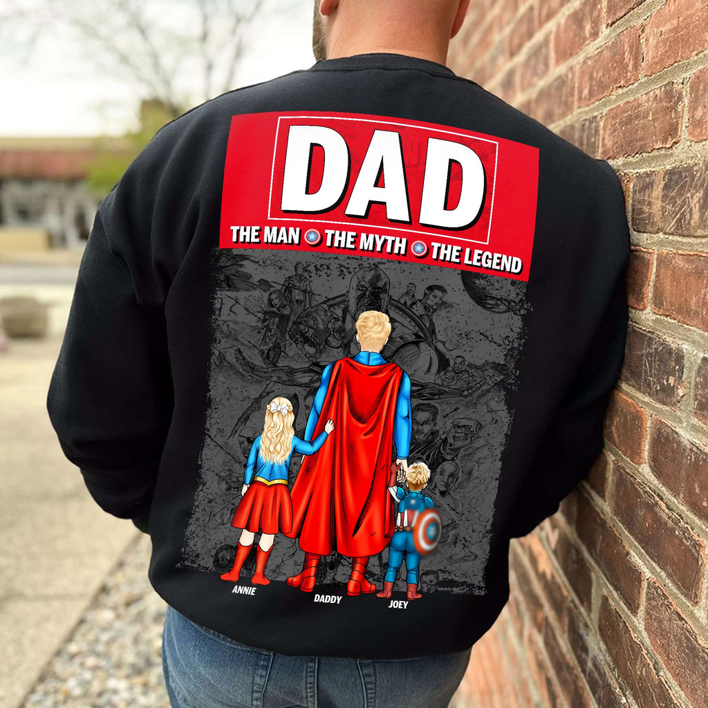 Personalized Dad Shirt The Man The Myth The Legend Gift
