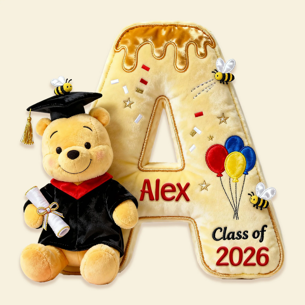 Personalized Graduation Pillow with Class of 2026 and Name