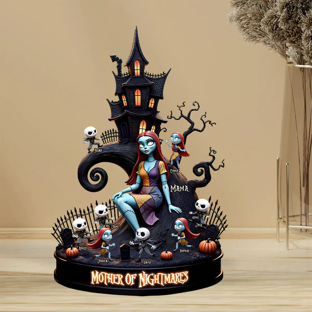 Personalized Spooky Mother Of Nightmares Acrylic Plaque Gift for Mom