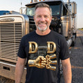 Personalized Best Dad Ever Trucker Shirt Custom Name Gift