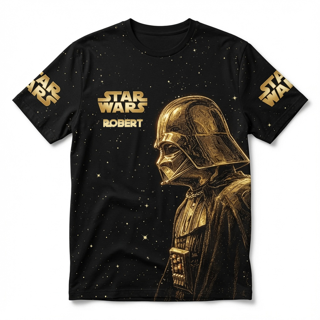 Personalized Star Wars 50th Anniversary All Over Shirt Gift for Fans