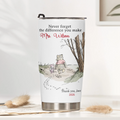Personalized Teacher Tumbler with Custom Name Thank You Gift