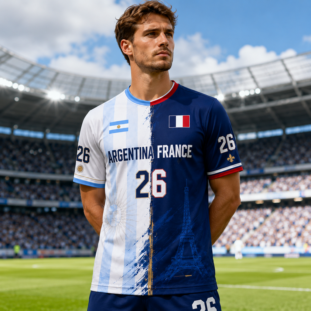 Personalized Soccer Jersey Custom Mexico USA France Argentina Gift for Football Lovers