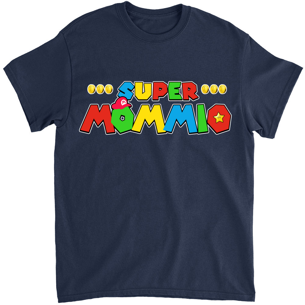 Personalized Best Mom Ever Super Mommio Shirt Gift for Mom Cotton Apparel GradoCreations