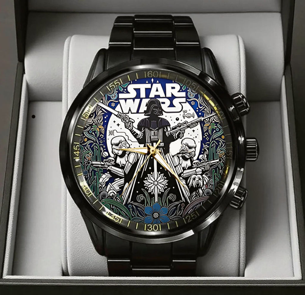 Personalized Star Wars Hand Watch Custom Gift for Movie Fans