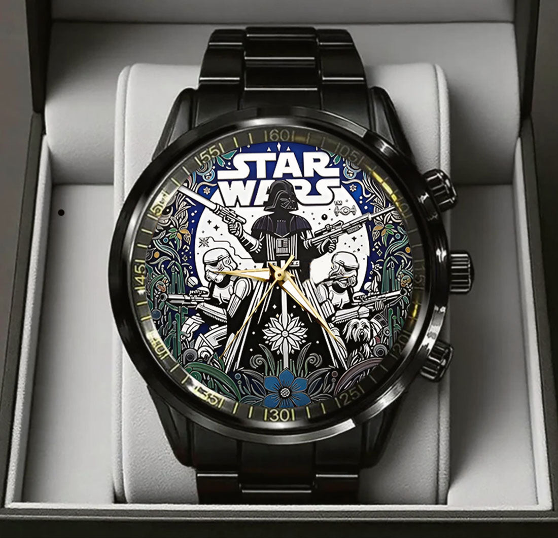 Personalized Star Wars Hand Watch Custom Gift for Movie Fans