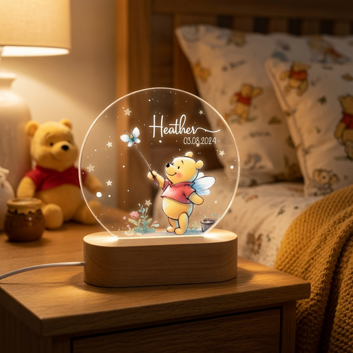 Personalized 3D LED Light Gift for Kids - Birthday Decor - Custom Design 3D Led Light GradoCreations