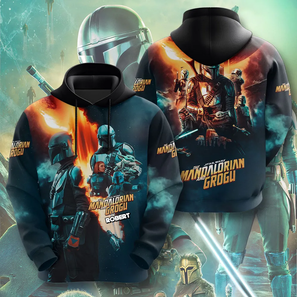 Personalized Star Wars AOP Shirt Custom Name Gift for Movie Fans