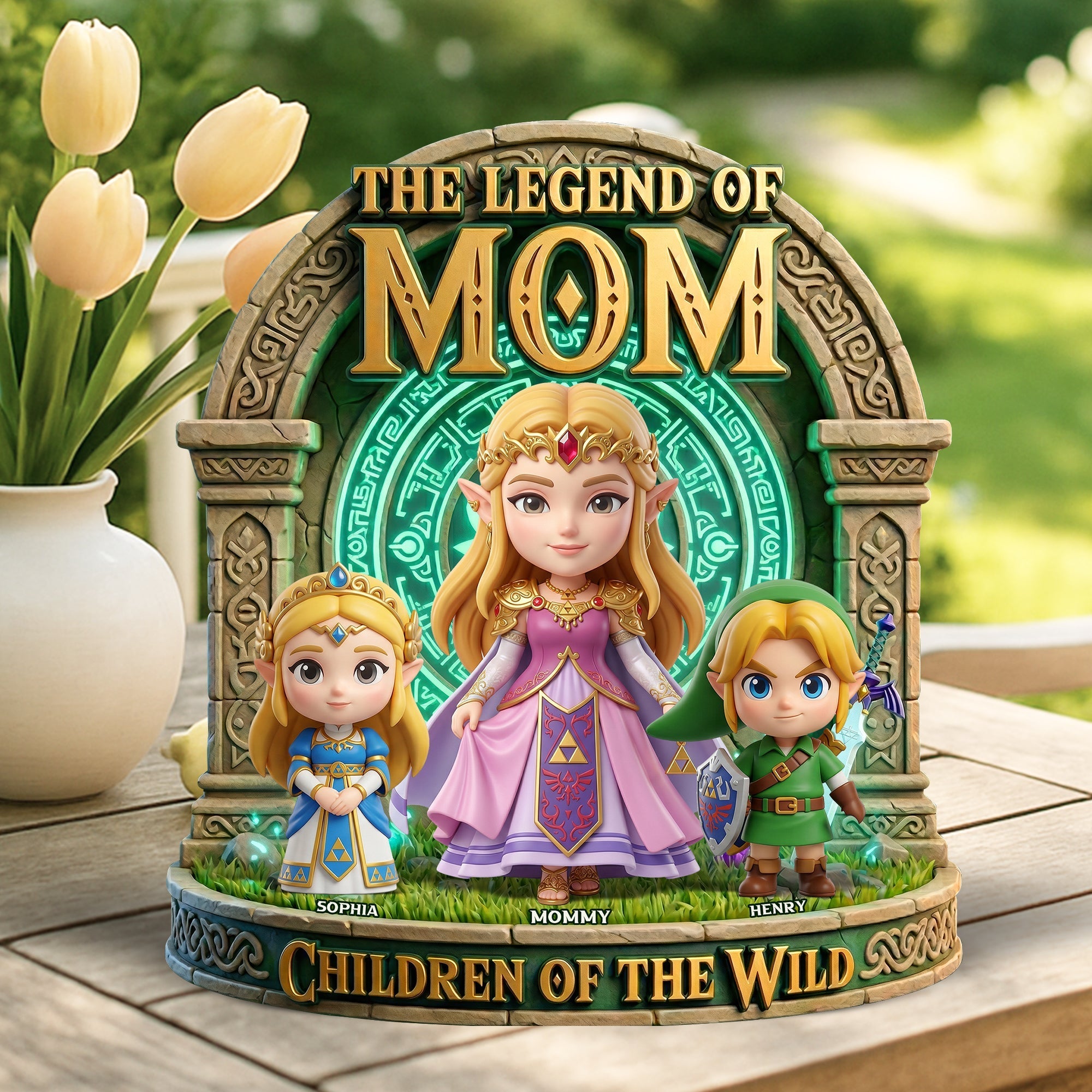Personalized Movie-Themed Acrylic Plaque Gift for Mom