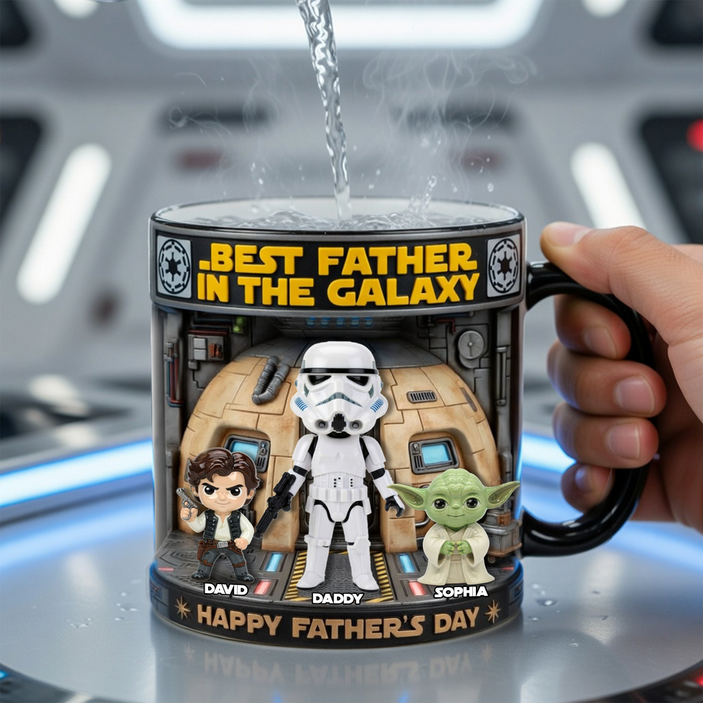 Personalized Color Changing Mug Best Father Gift for Dad Movie Fans Color Changing Mug GradoCreations