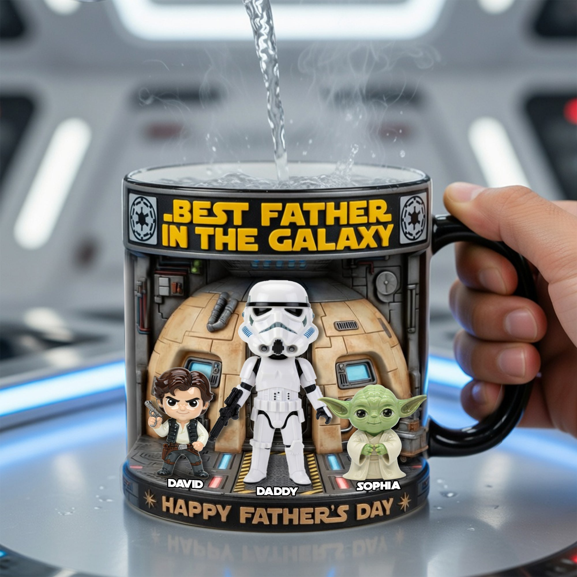 Personalized Color Changing Mug Best Father Gift for Dad Movie Fans Color Changing Mug GradoCreations