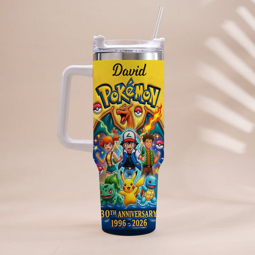 Personalized 30th Anniversary Tumbler Custom Name Movie Gift Tumbler GradoCreations