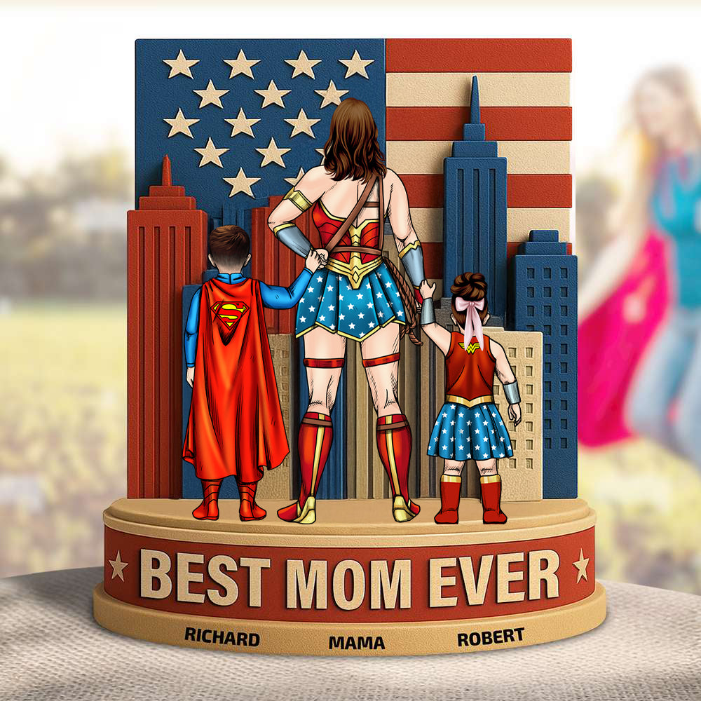 Personalized Best Dad Ever Acrylic Plaque Gift for Him