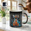 Personalized Color Changing Mug Super Dad Gift for Dad