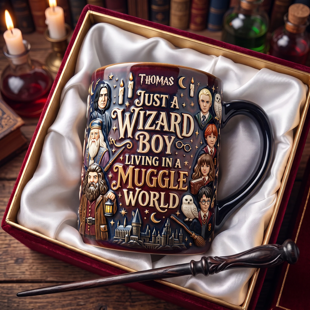 Personalized Magic Coffee Mug Custom Name Gift for Movie Lovers Mug GradoCreations