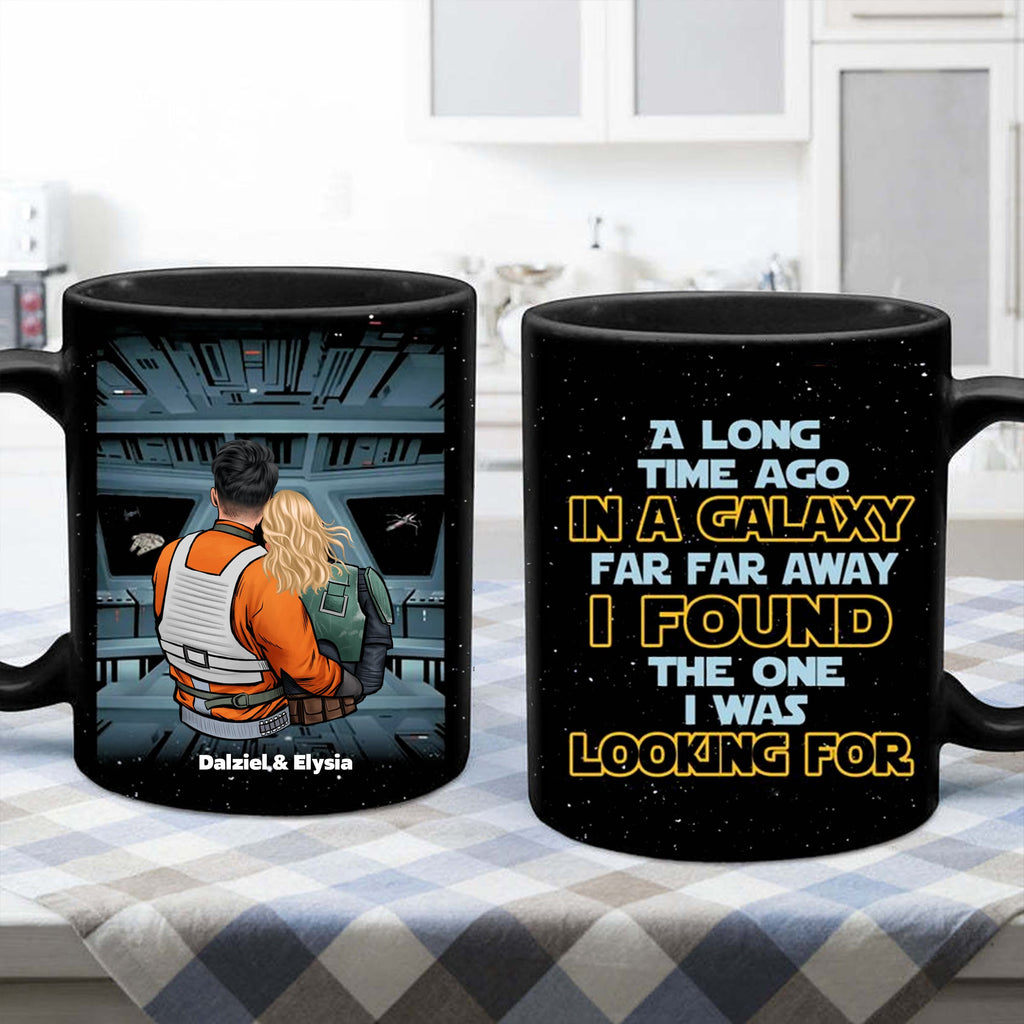 Personalized Black Mug with Star Wars Quote for Couples Gift