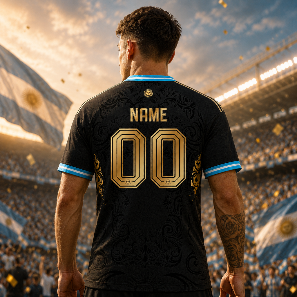 Personalized Argentina Soccer Jersey Gift for Football Fans