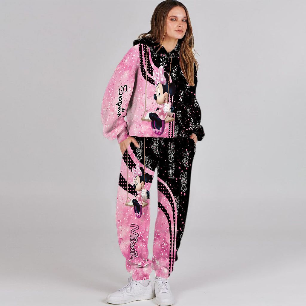 Personalized Minnie Mouse Hoodie & Sweatpants Gift for Her