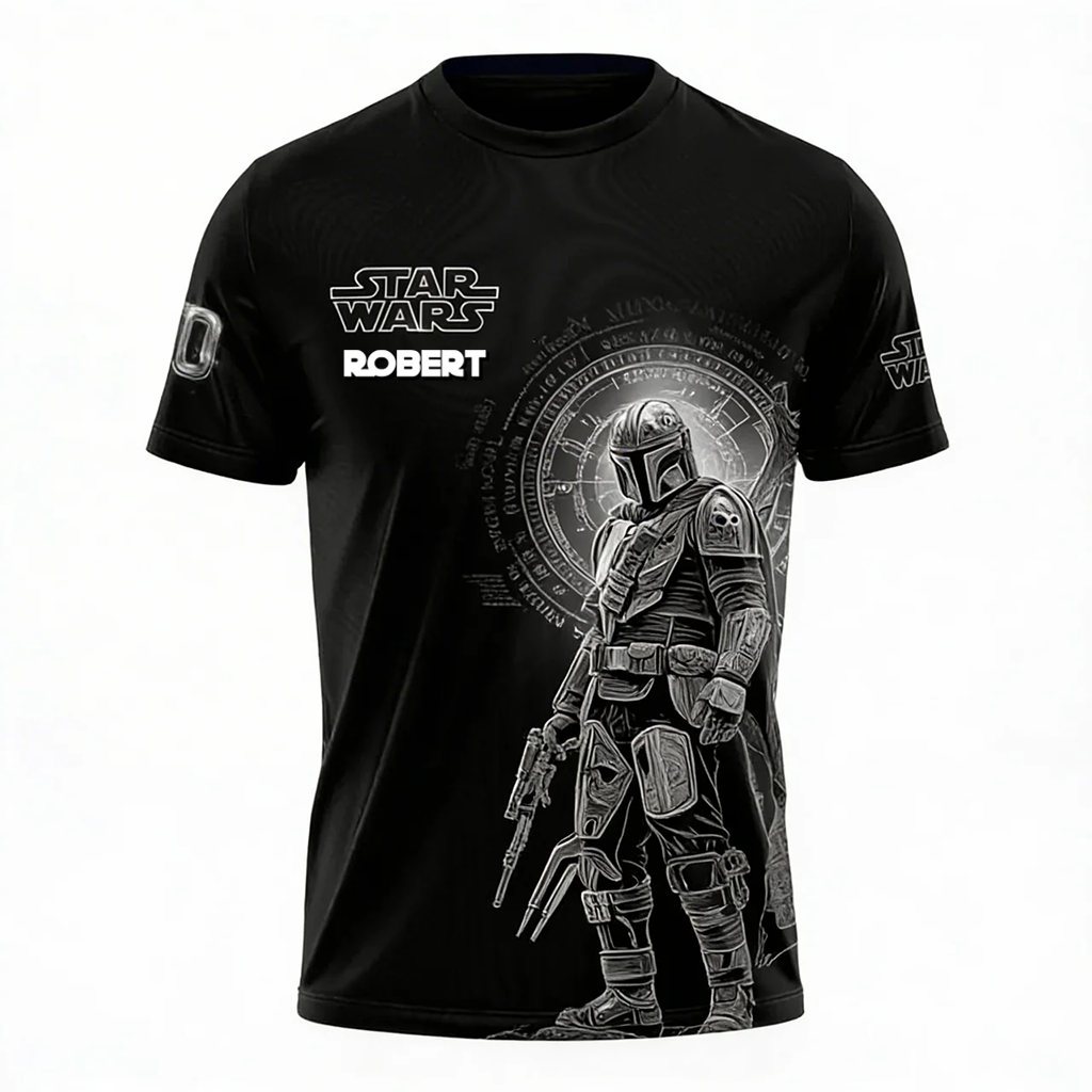 Personalized Star Wars 50th Anniversary AOP Shirt Gift for Movie Fans
