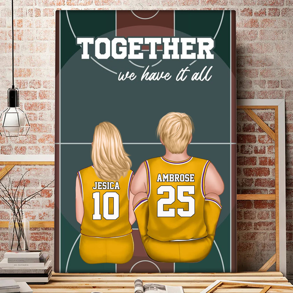 Personalized Canvas Poster Together We Have It All Family Gift