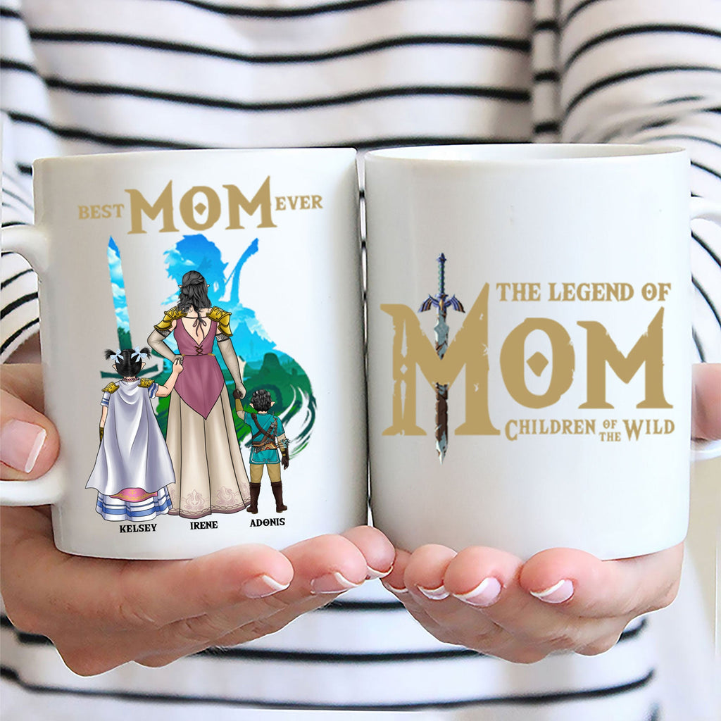 Personalized Ceramic Mug Best Mom Ever Gift Idea | Zelda Theme