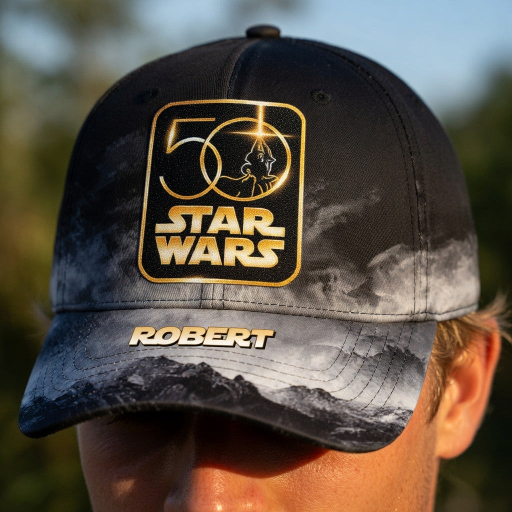 Personalized Star Wars Classic Cap 50th Anniversary Gift for Movie Fans