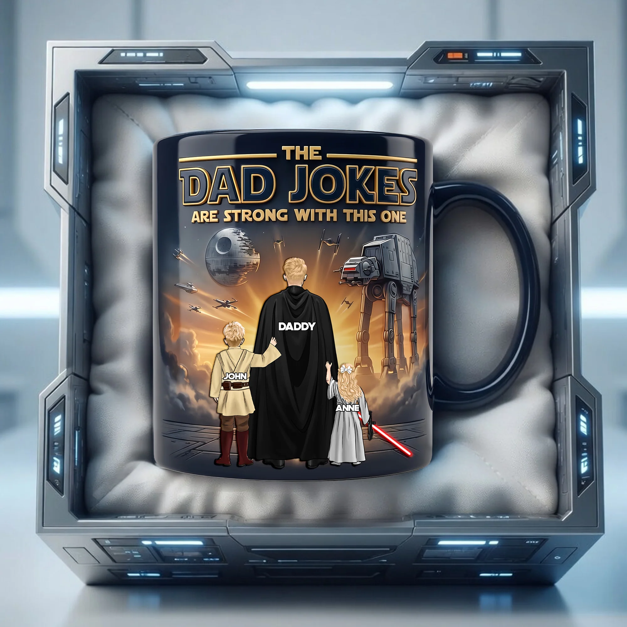 Personalized Color Changing Mug with Funny Dad Jokes Gift for Father’s Day Color Changing Mug GradoCreations