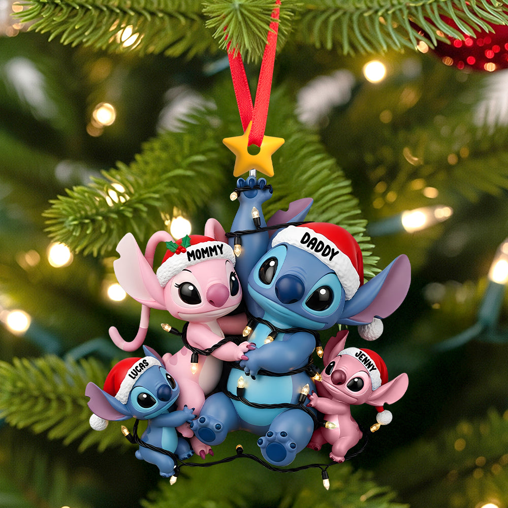 Personalized Family Acrylic Ornament Christmas Gift Unique Keepsake