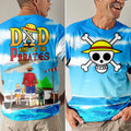 Personalized Pirate Kings 3D T-Shirt Gift for Dad | Father’s Day
