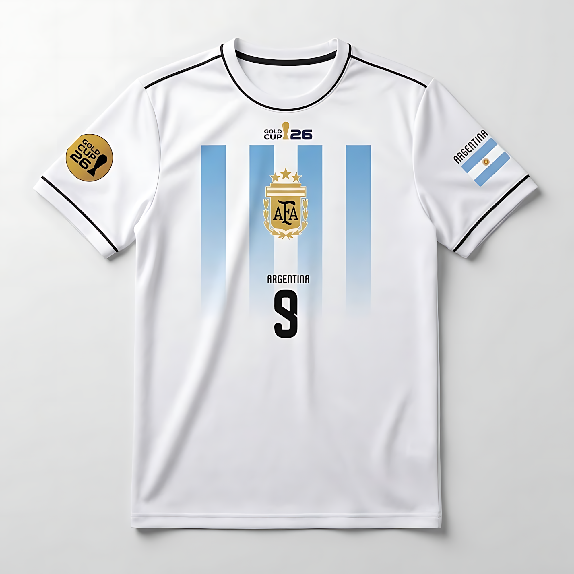 Personalized Argentina Soccer Jersey Custom Name & Number Gift for Football Fans