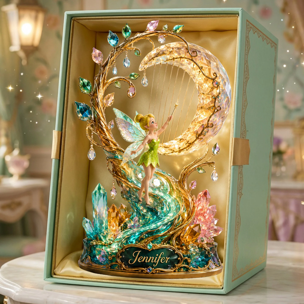 Personalized Acrylic Fairy Plaque Custom Gift for Daughter Acrylic Plaque GradoCreations