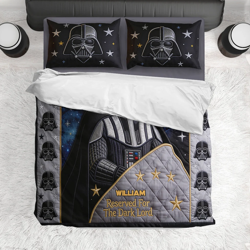 Personalized Star Wars Quilted Bedding Set Custom Name Gift for Kids Quilted Bedding Set GradoCreations