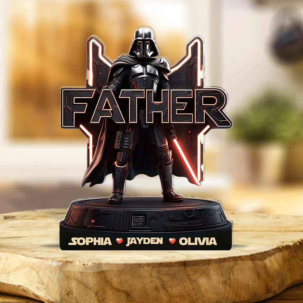 Personalized Acrylic Plaque Gift for Dad - Unique Movie Fan Decor