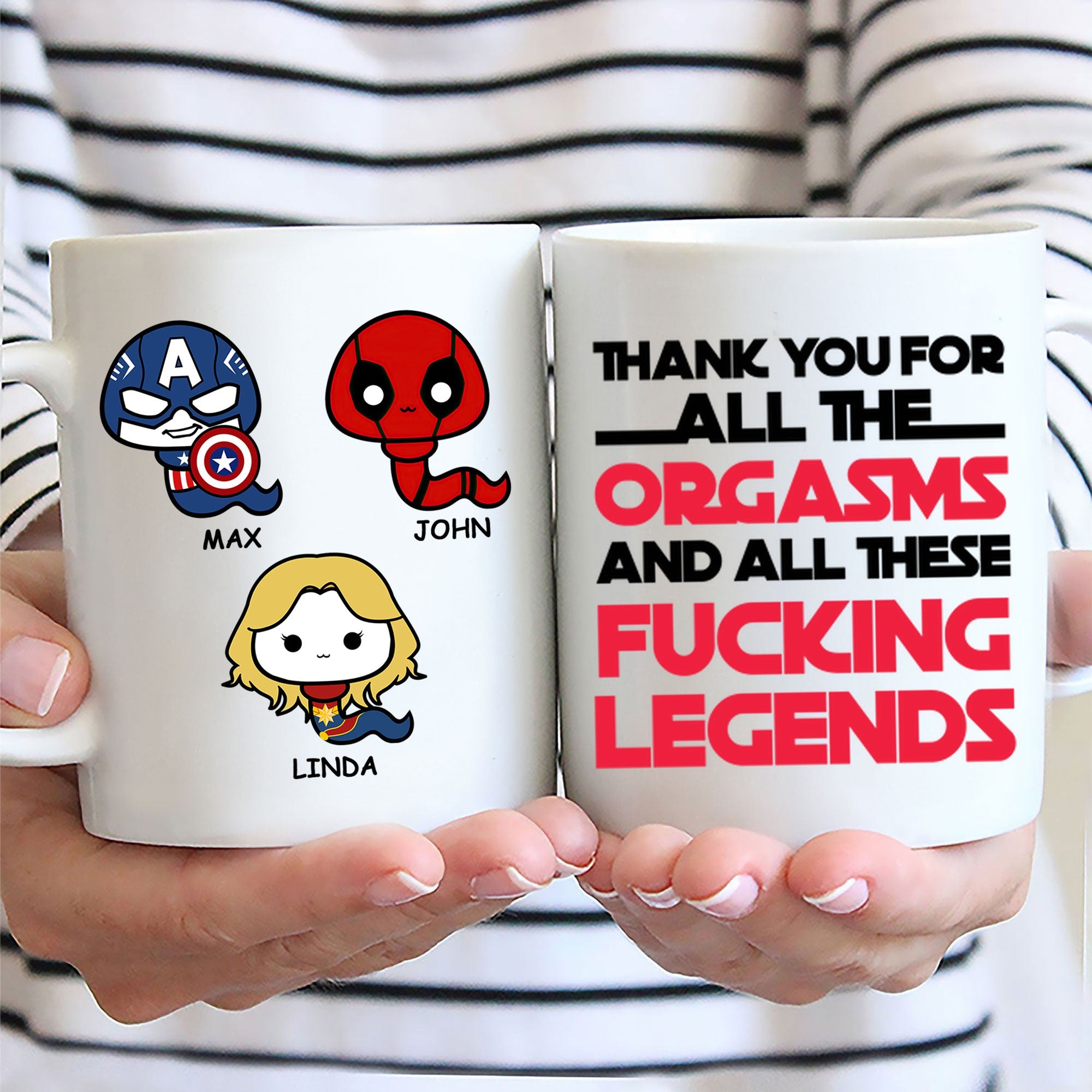 Personalized Funny Mug for Couples - Custom Ceramic Gift Idea